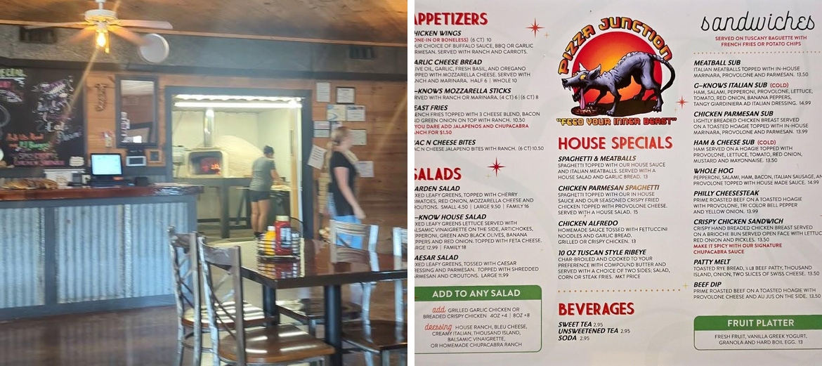 Pizza Junction Menu