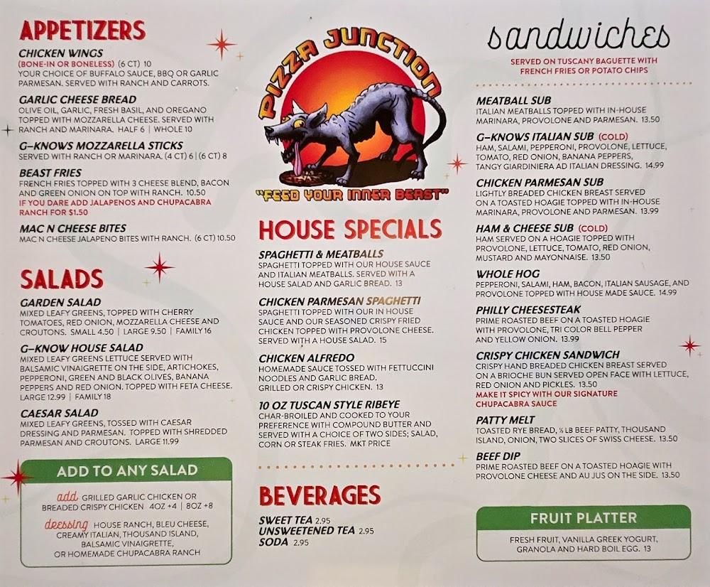 Pizza Junction Menu image 1